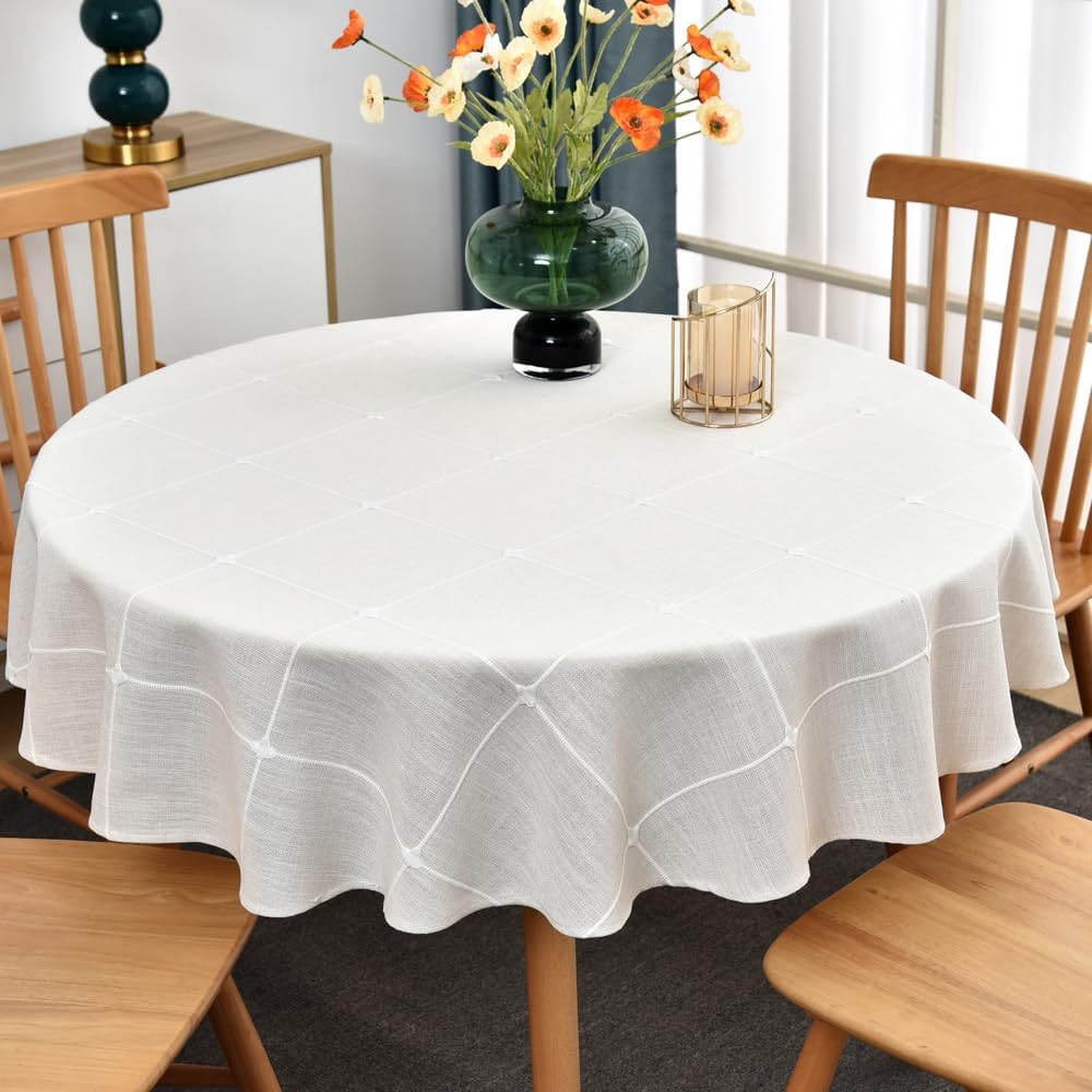 Zobesta Sage Green Tablecloth 53 x 86 Inch Cotton Green Table Cloth Rectangle Table, Farmhouse Soft Boho Tablecloths Rectangular for Kitchen, Party, Wedding, Picnic, Outdoor Tablecloth