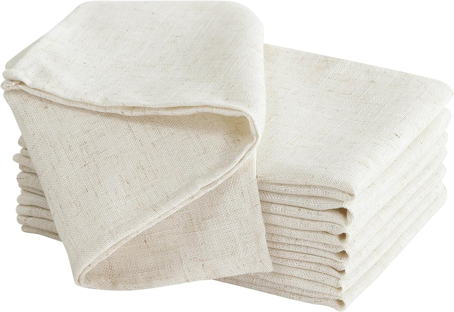 Laura Ashley Dothan Luxury Linen Blend Tablecloth for Formal Dining, Holiday, Wedding or Party, 60" x 120", Taupe